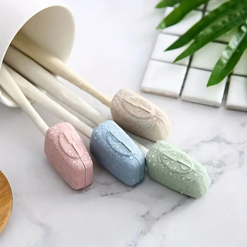 4-Pack Portable Toothbrush Head Covers, Travel Toothbrush Protective Cases