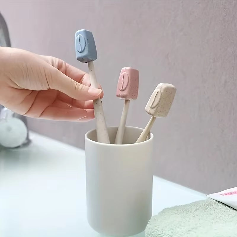 4-Pack Portable Toothbrush Head Covers, Travel Toothbrush Protective Cases