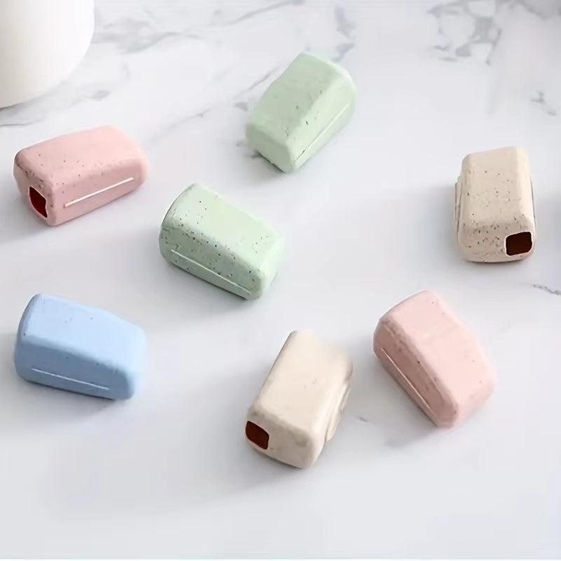 4-Pack Portable Toothbrush Head Covers, Travel Toothbrush Protective Cases