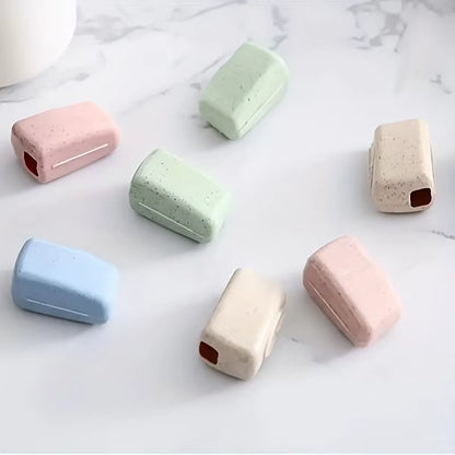 4-Pack Portable Toothbrush Head Covers, Travel Toothbrush Protective Cases